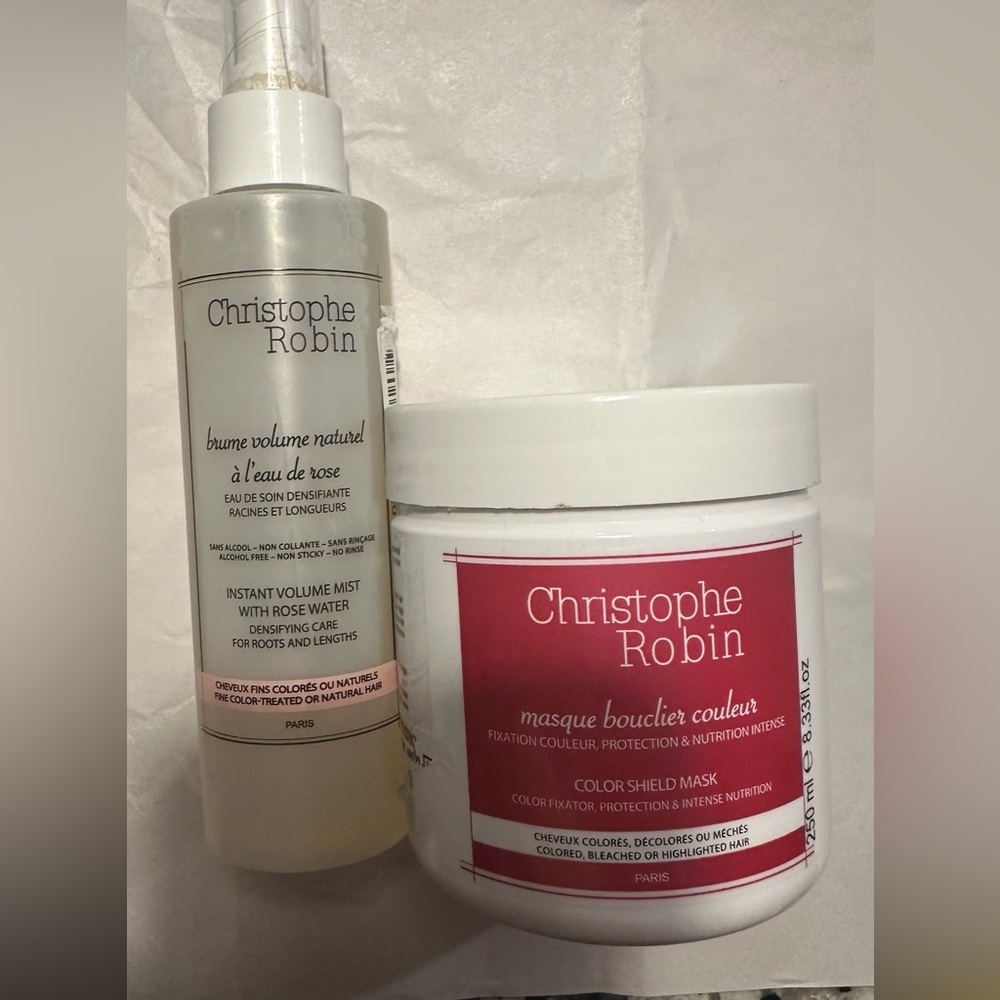 Christophe Robin cooler shield mask , volume mist